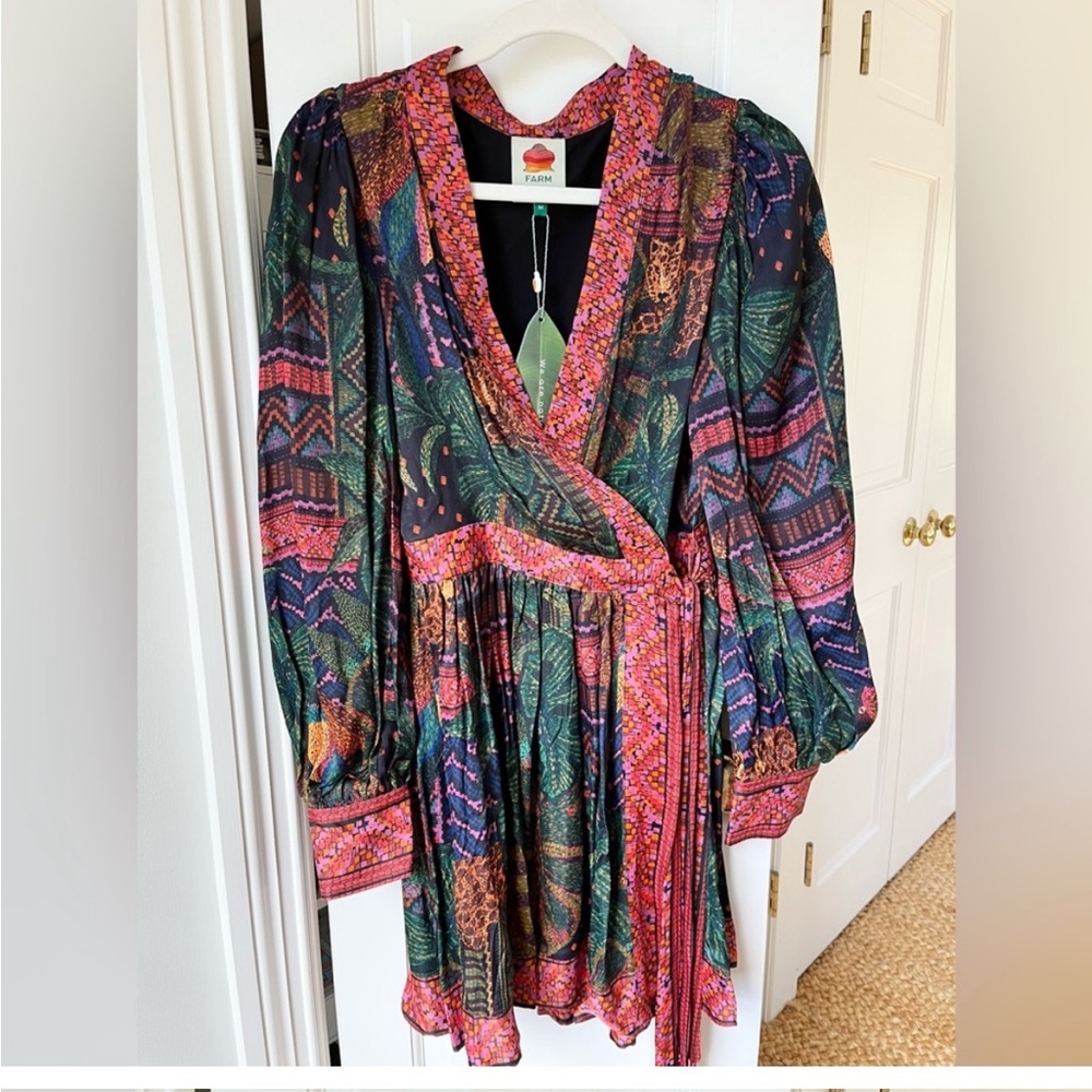 Farm Rio Wrap Dress - Picture 2 of 6